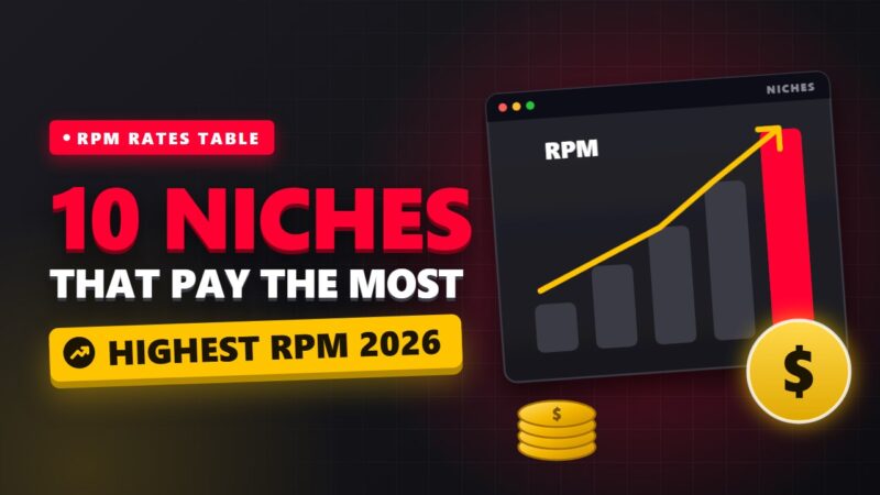 10 High-Paying YouTube Niches with the Highest RPM in 2026 (Rates Table)