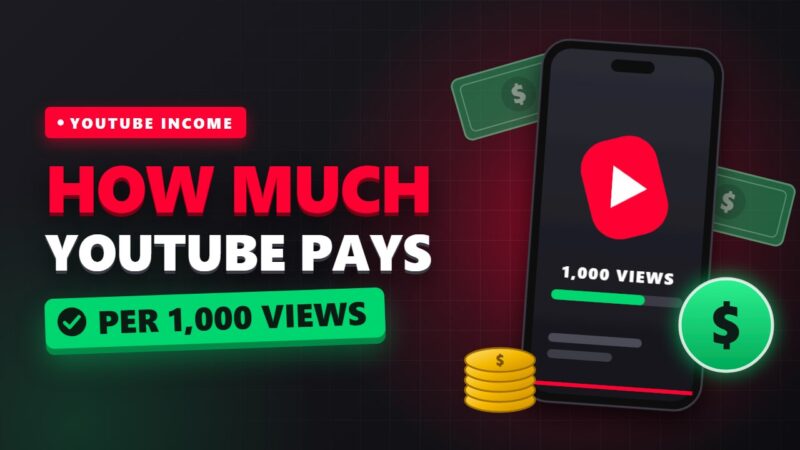 How Much Does YouTube Pay? Income per 1,000 Views + 7 Ways to Earn (2026)