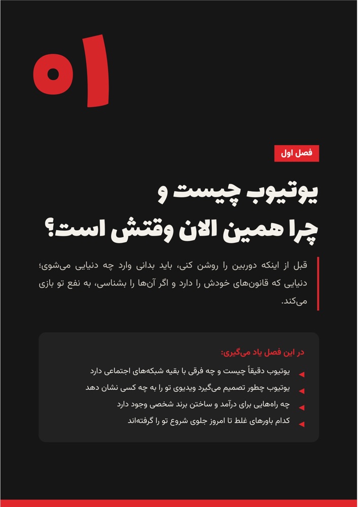 صفحه آغاز فصل اول